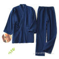 Adult Pajamas kimono couple 100% cotton double gauze sleepwear pajamas Supplier